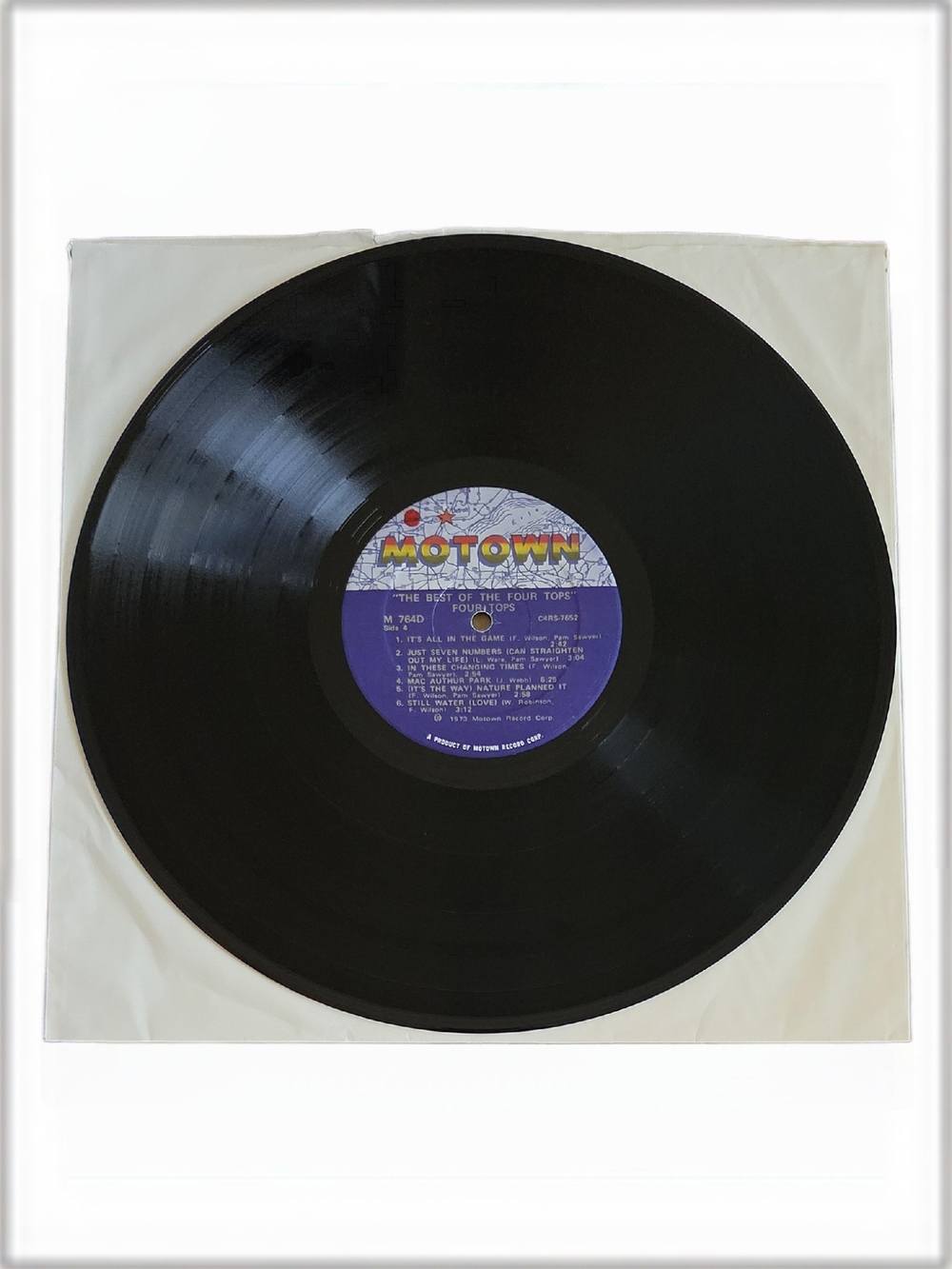 THE FOUR TOPS•The Best Of•1973 US 2xLP (M 764D) Motown - Picture 7 of 17